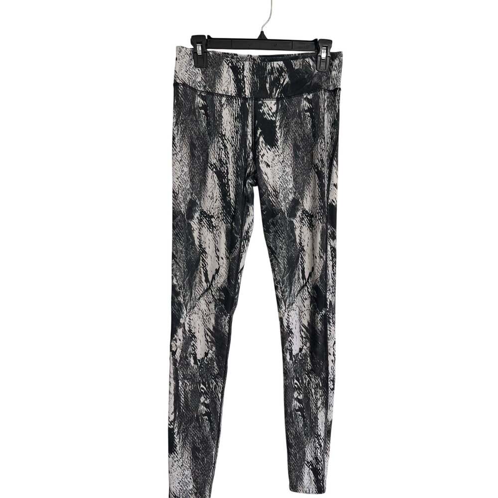 Under Armour Heatgear Compression Leggings MEDIUM Black Gray Womens
